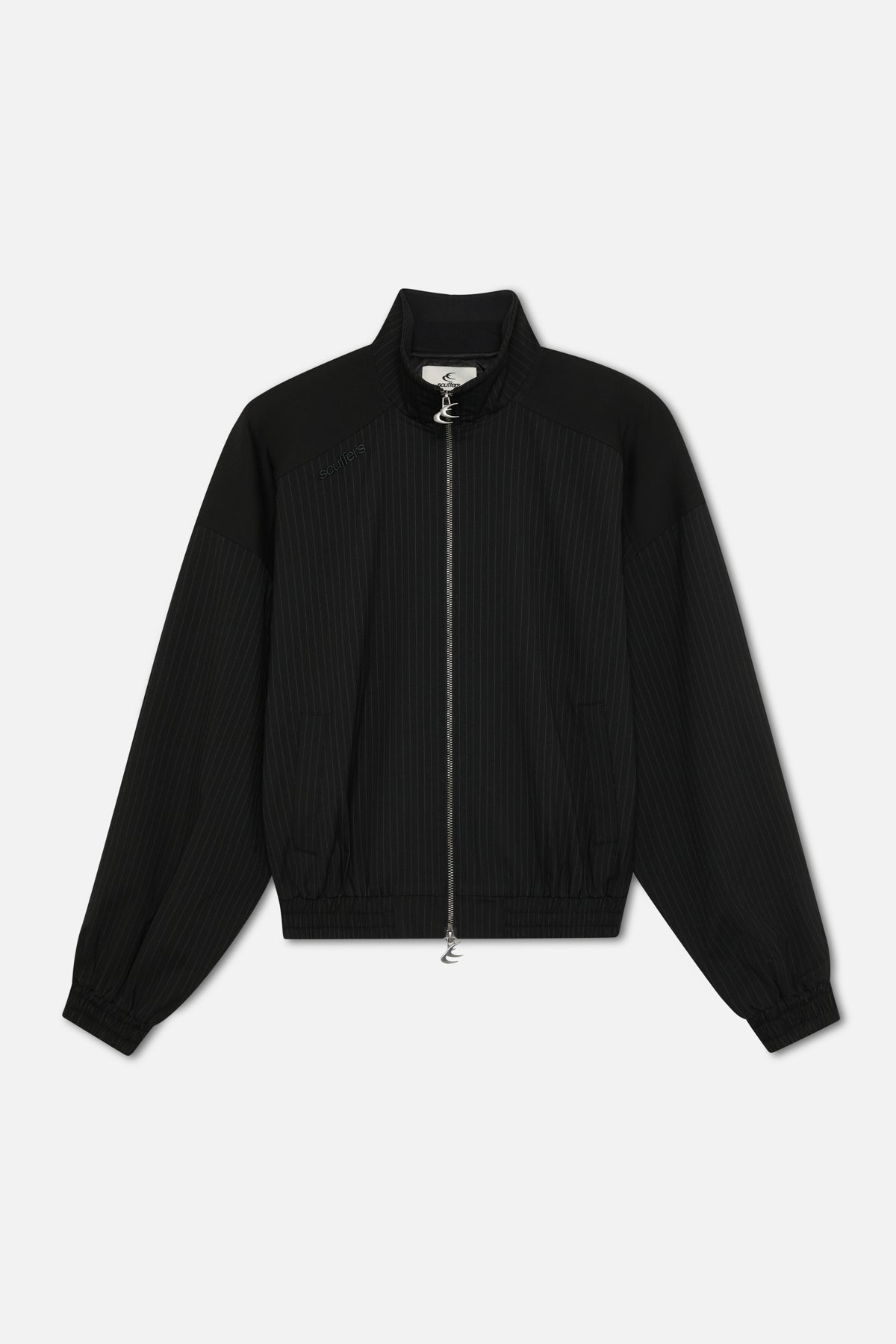 Nautica Black Pinstripe Jacket