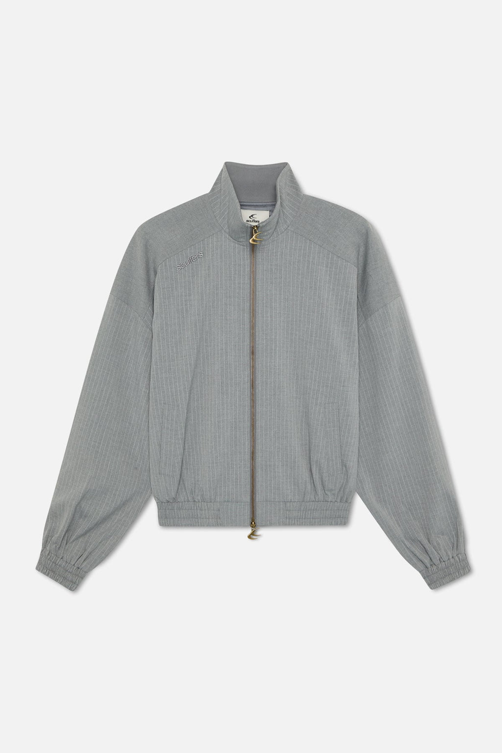 Nautica Grey Pinstripe Jacket