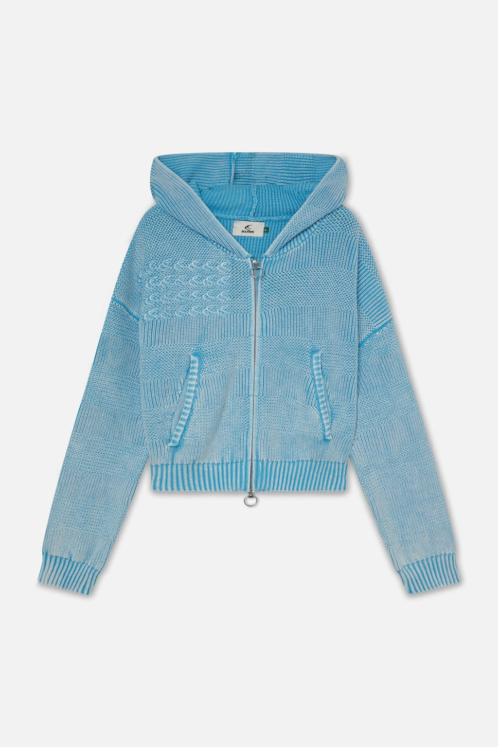 Nowhere Blue Knit Zipper
