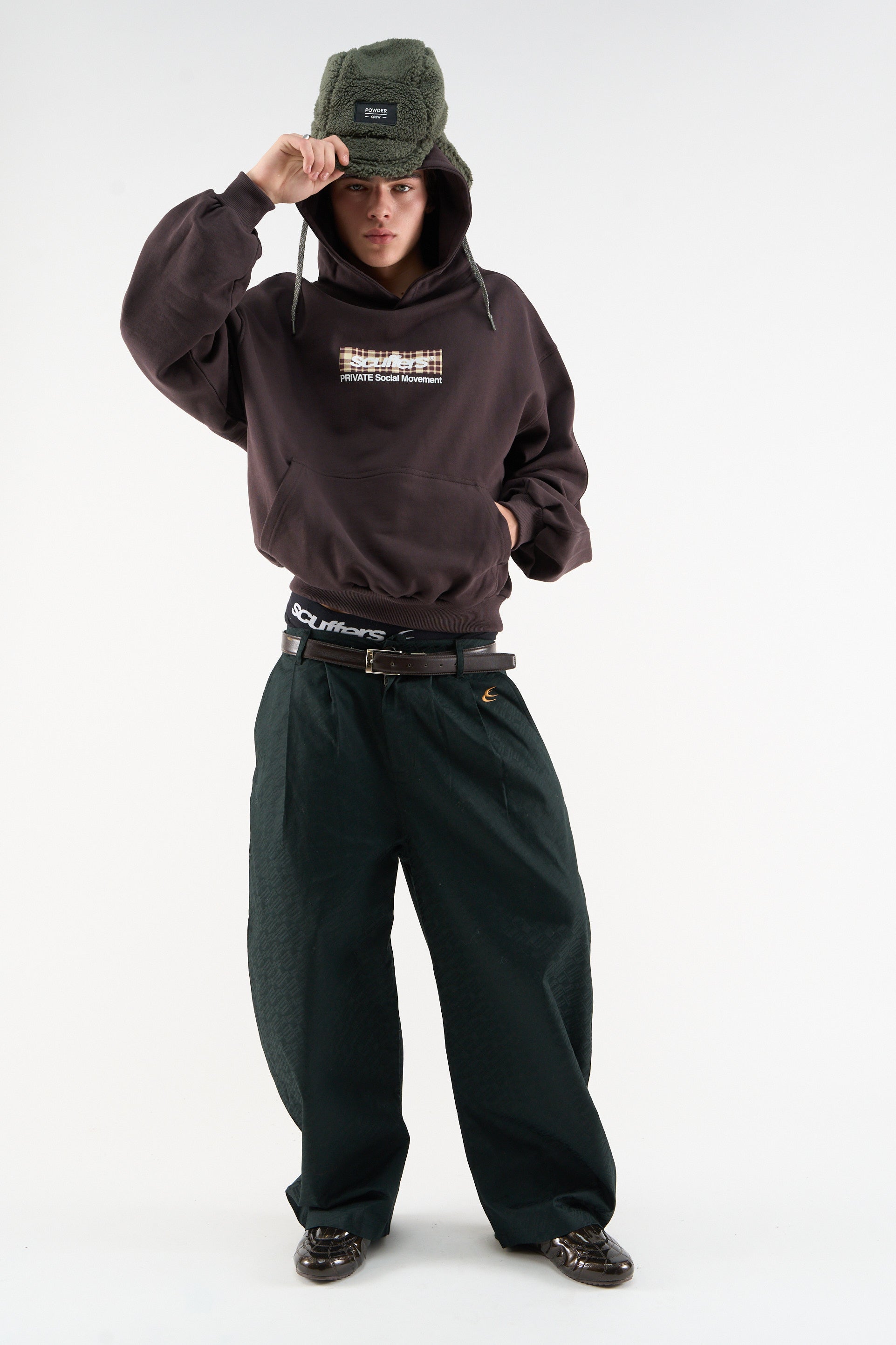 Private Brown Hoodie