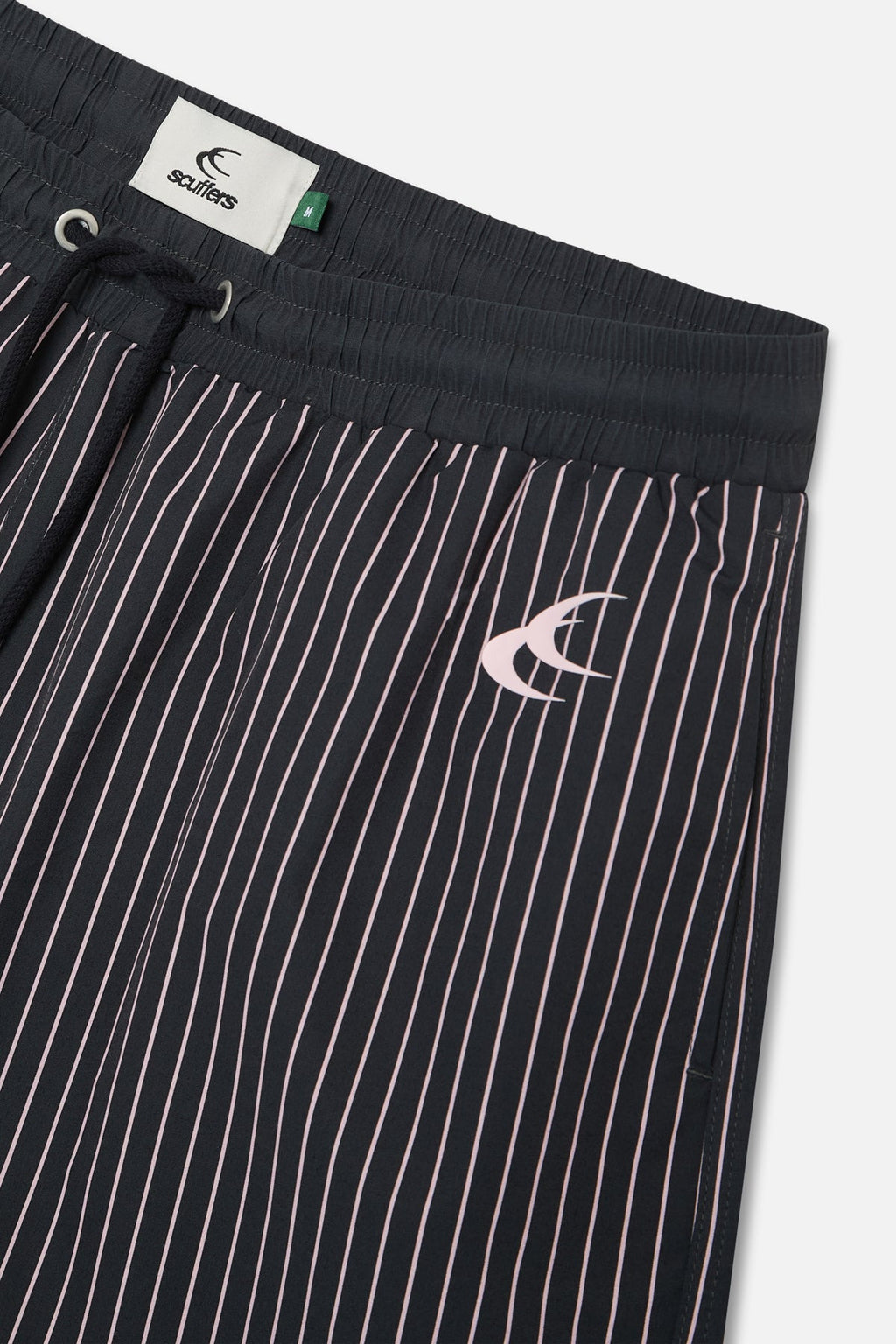 Pinstripe Black Swimpants