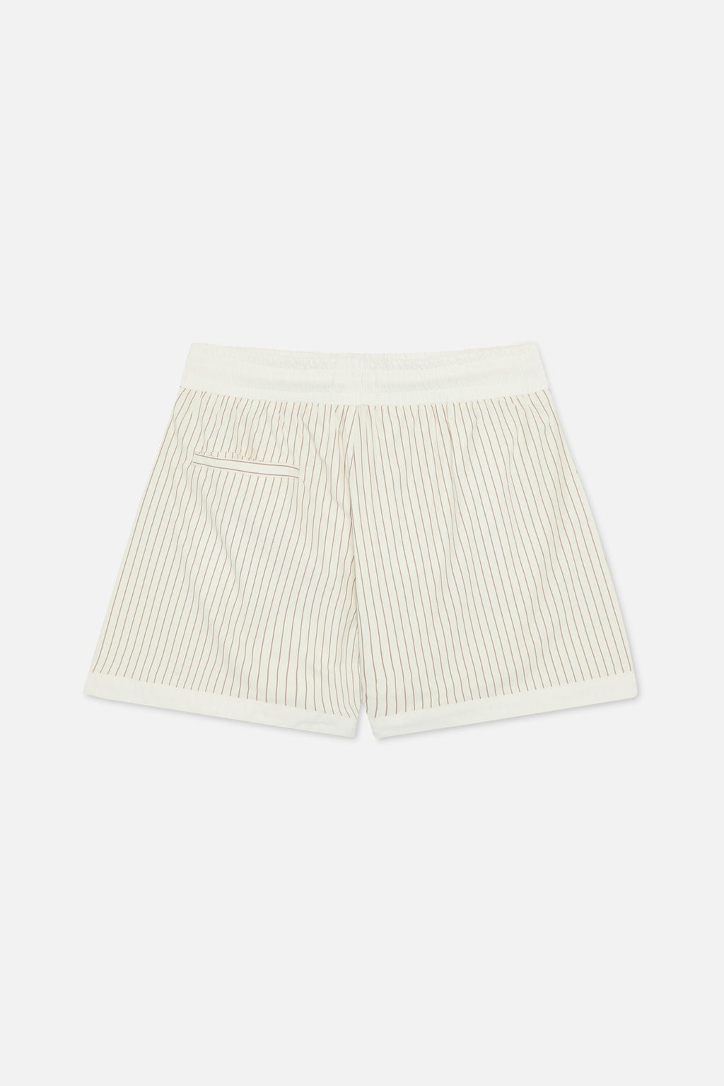 Pinstripe White Swimpants
