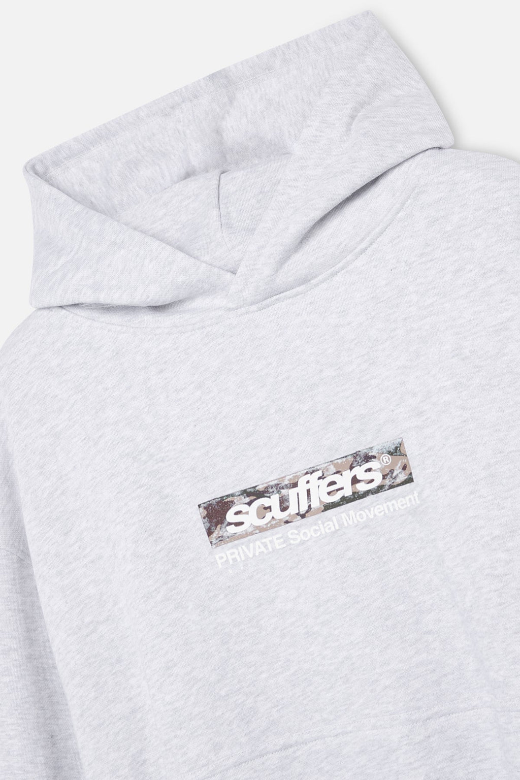 Private Grey Melange Hoodie