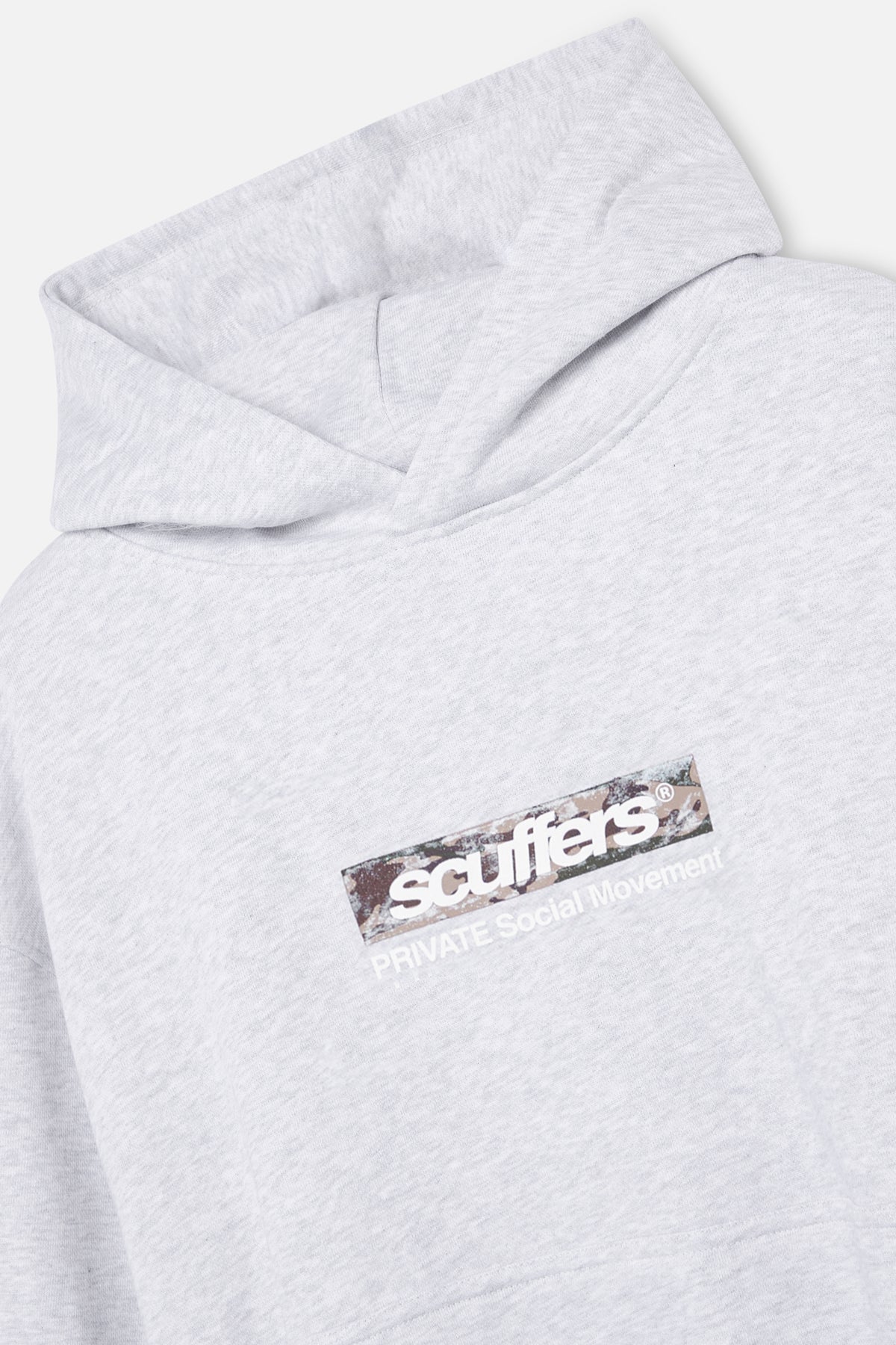 Private Grey Melange Hoodie