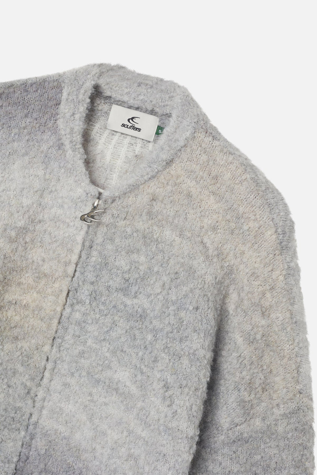 Quarter Grey Zipper Knit