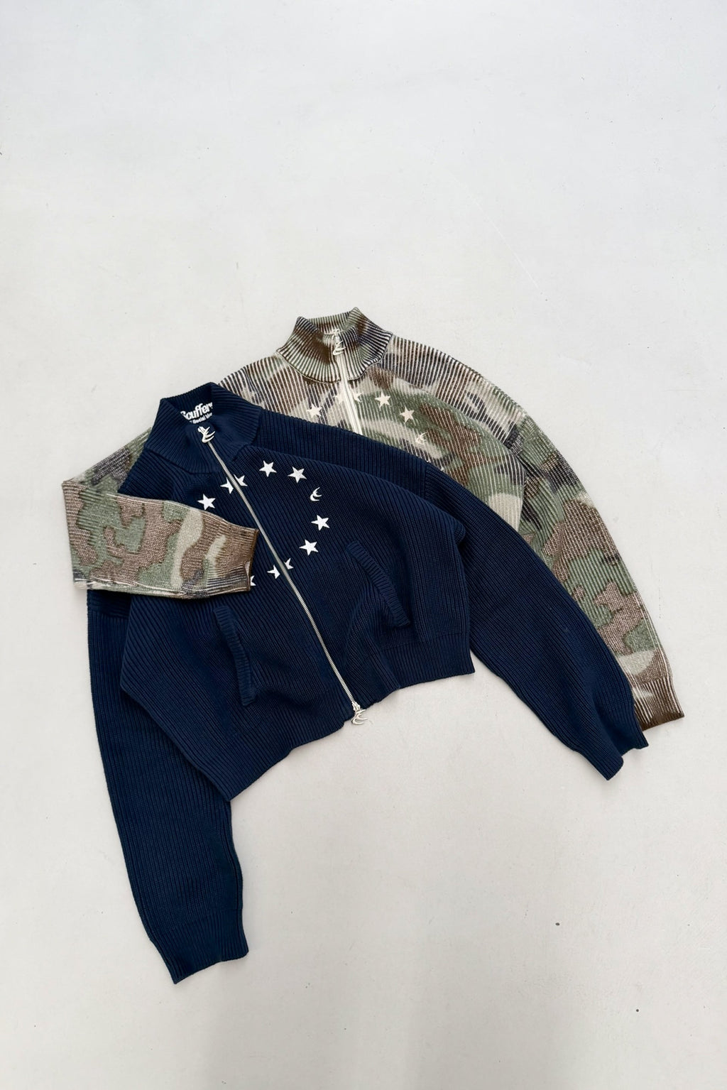Ea Camo Knit Zipper