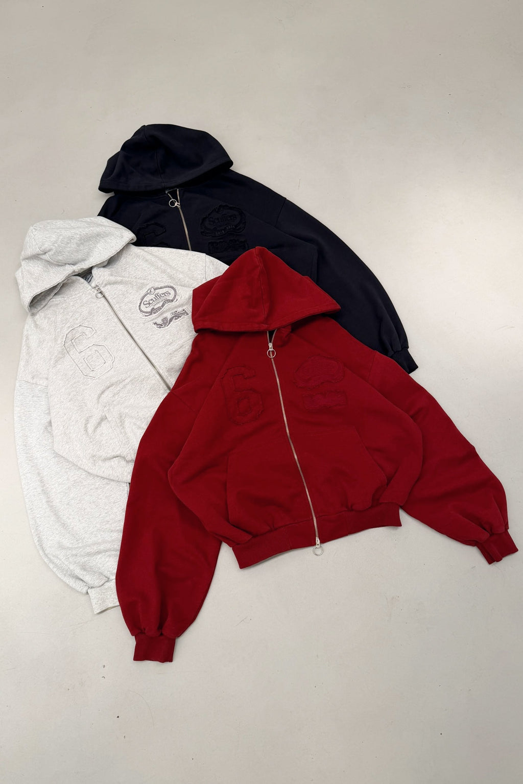 Jam Red Zipper