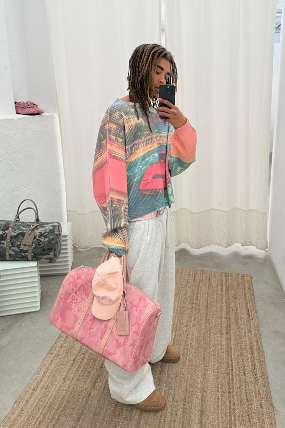 Camo Blossom Duffle Bag