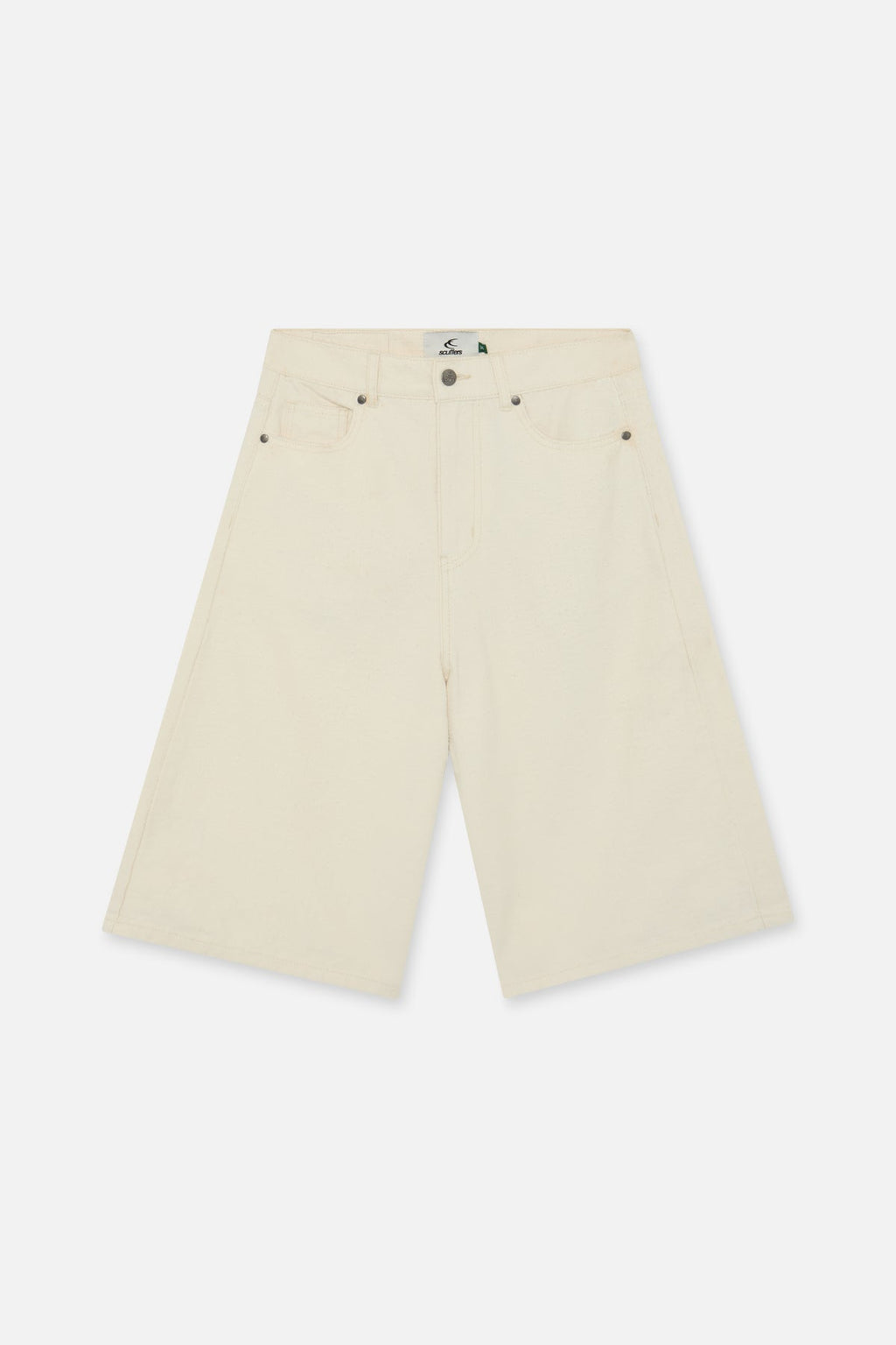 Ribstop Ecru Jorts