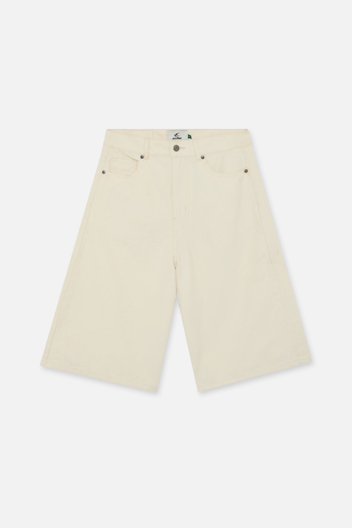 Ribstop Ecru Jorts