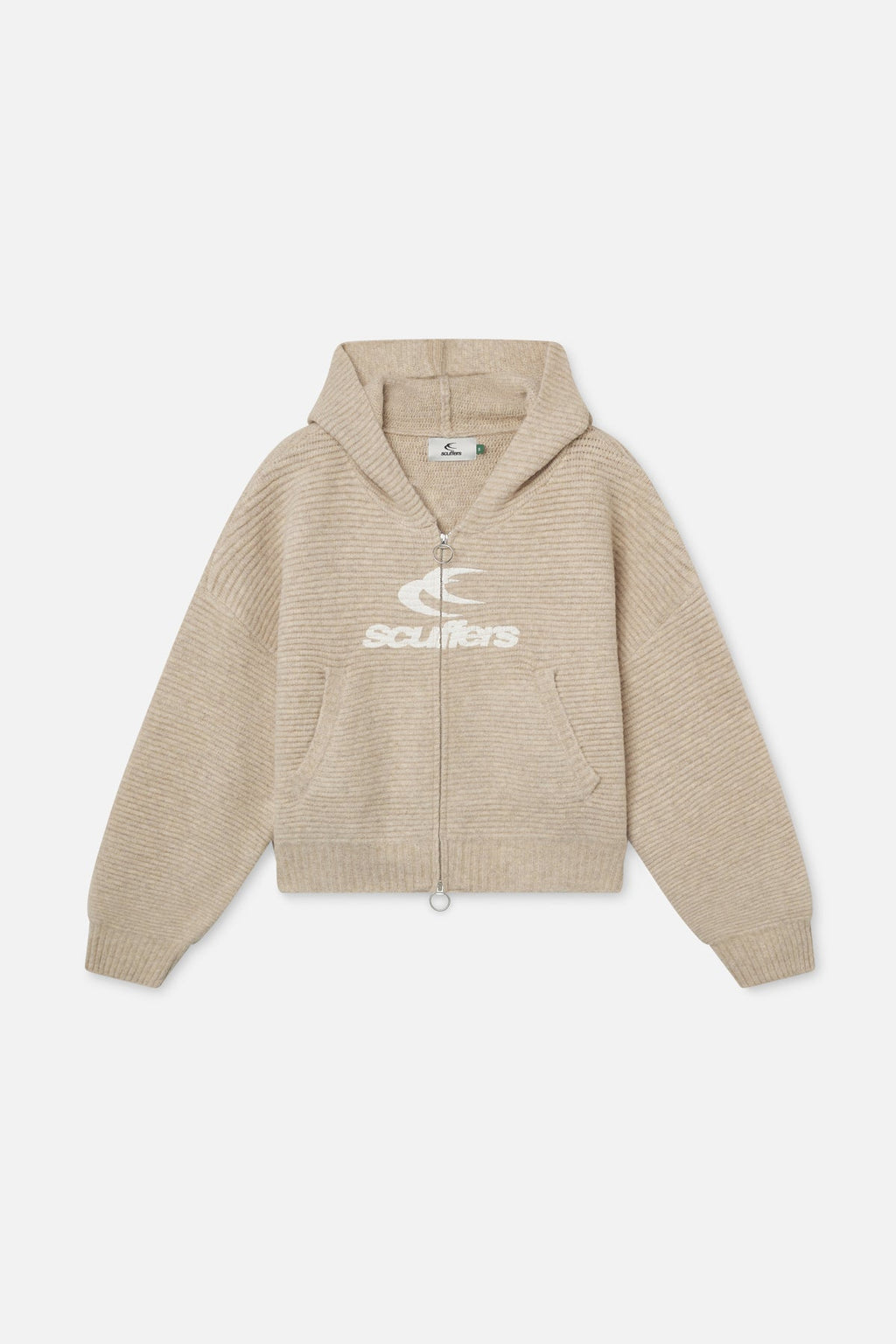 Roots Ecru Knit Zipper