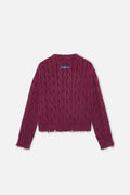 Trench Jersey Burgundy