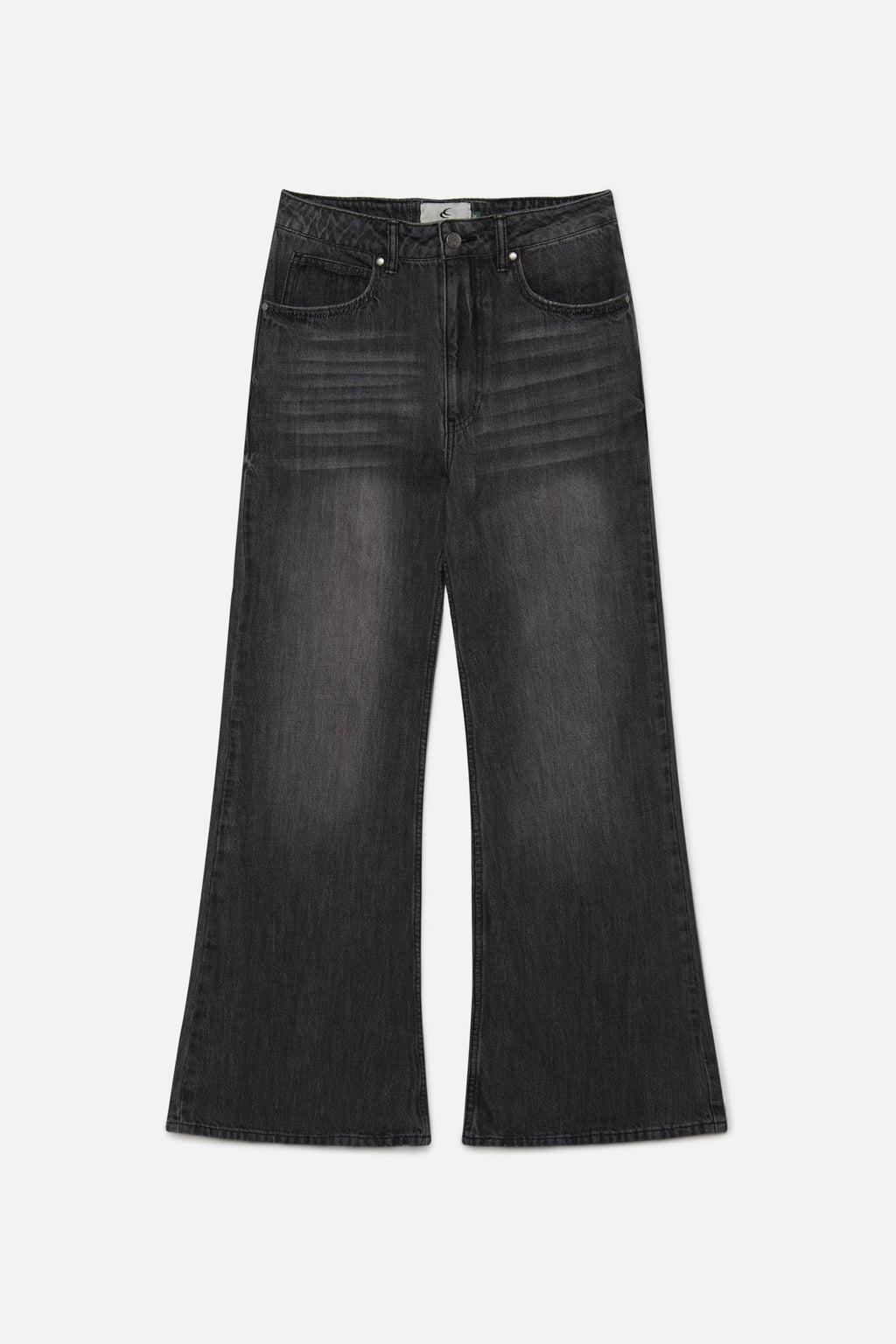 Flared Dark Grey Jeans