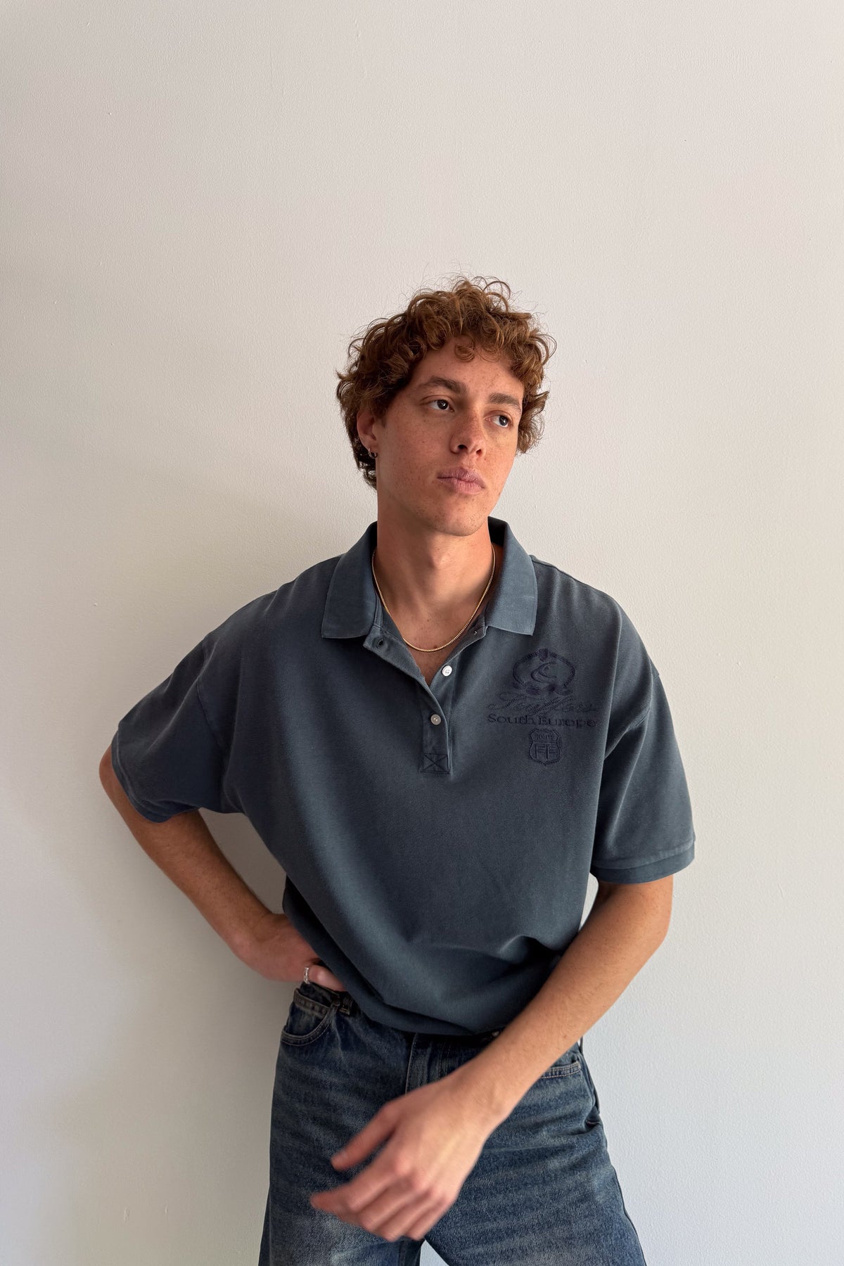 South Europe Navy Polo