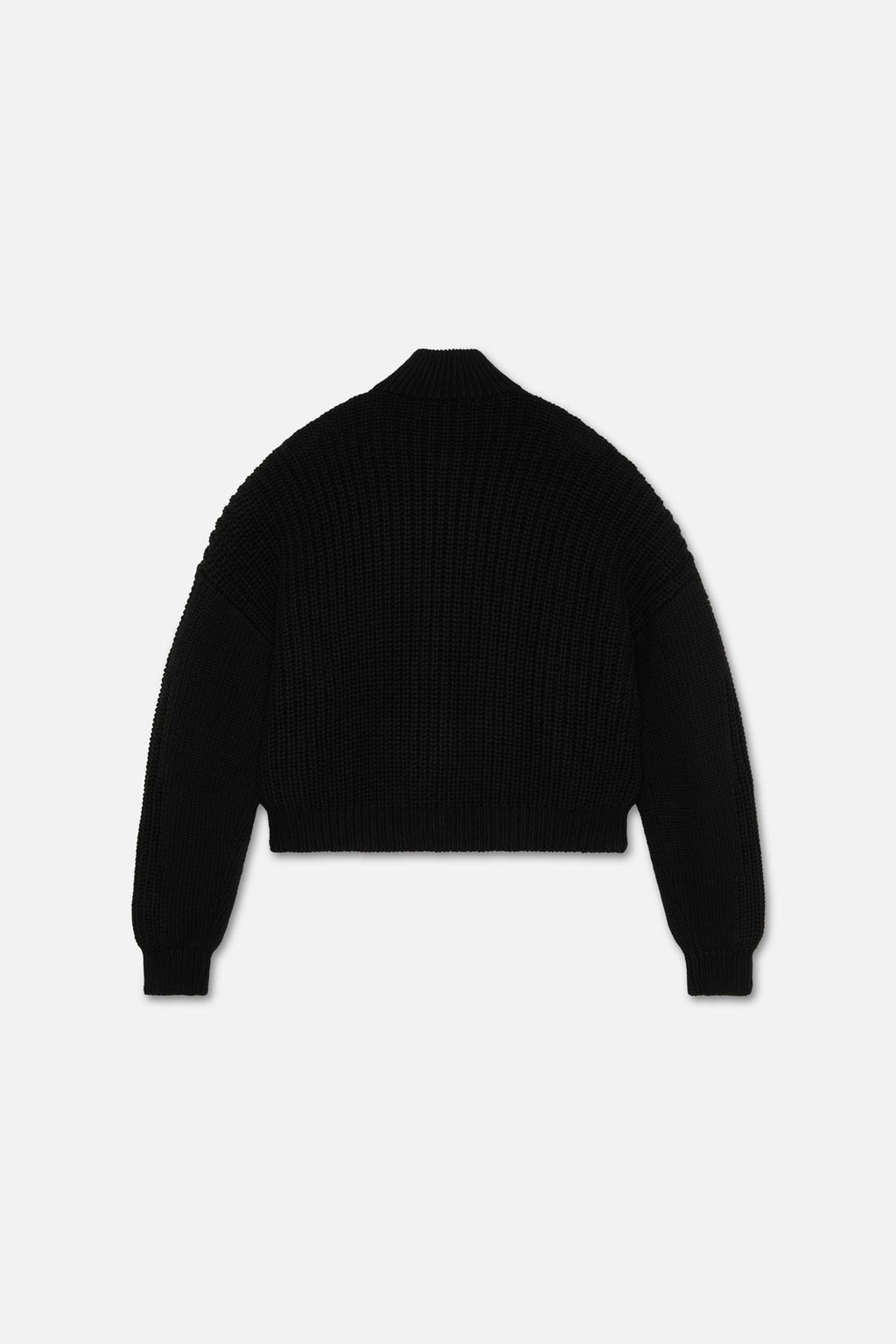 SCFF Black Knit Zipper
