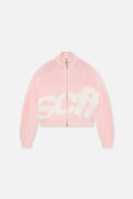 SCFF Pink Knit Zipper