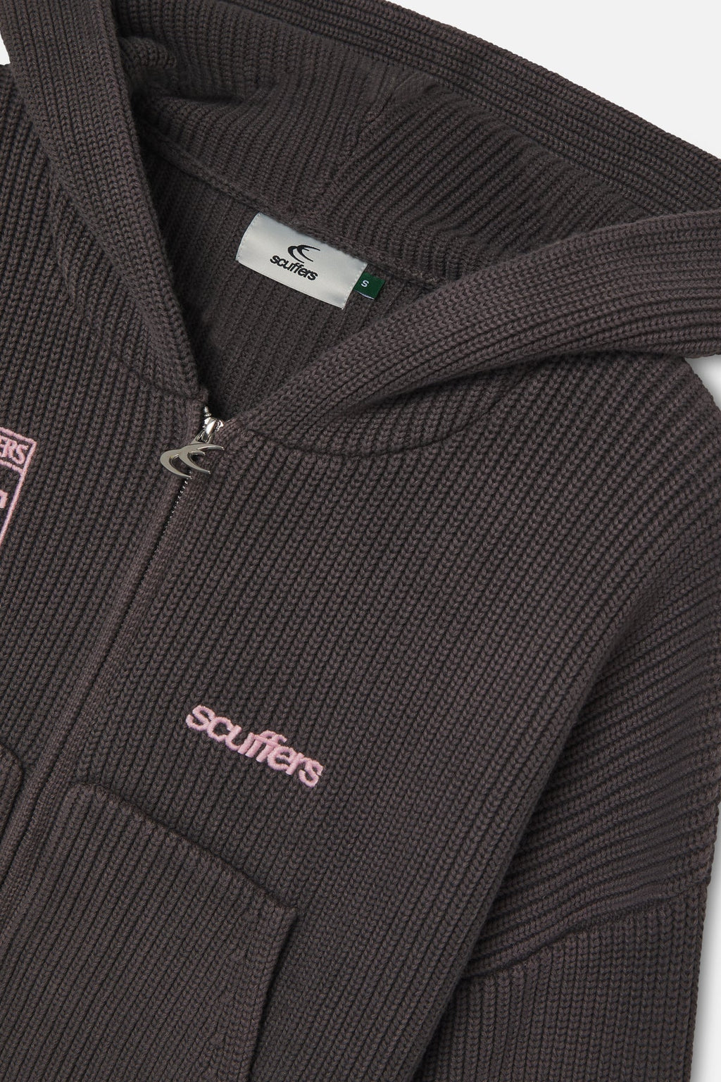 Signal Brown Knit Zipper