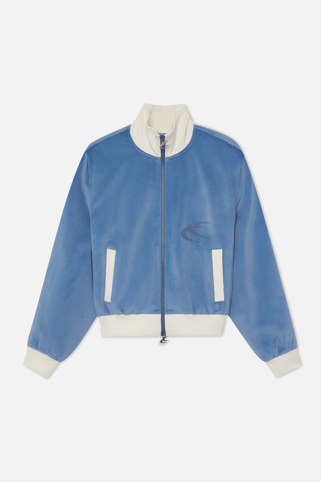 Snow Blue Zipper
