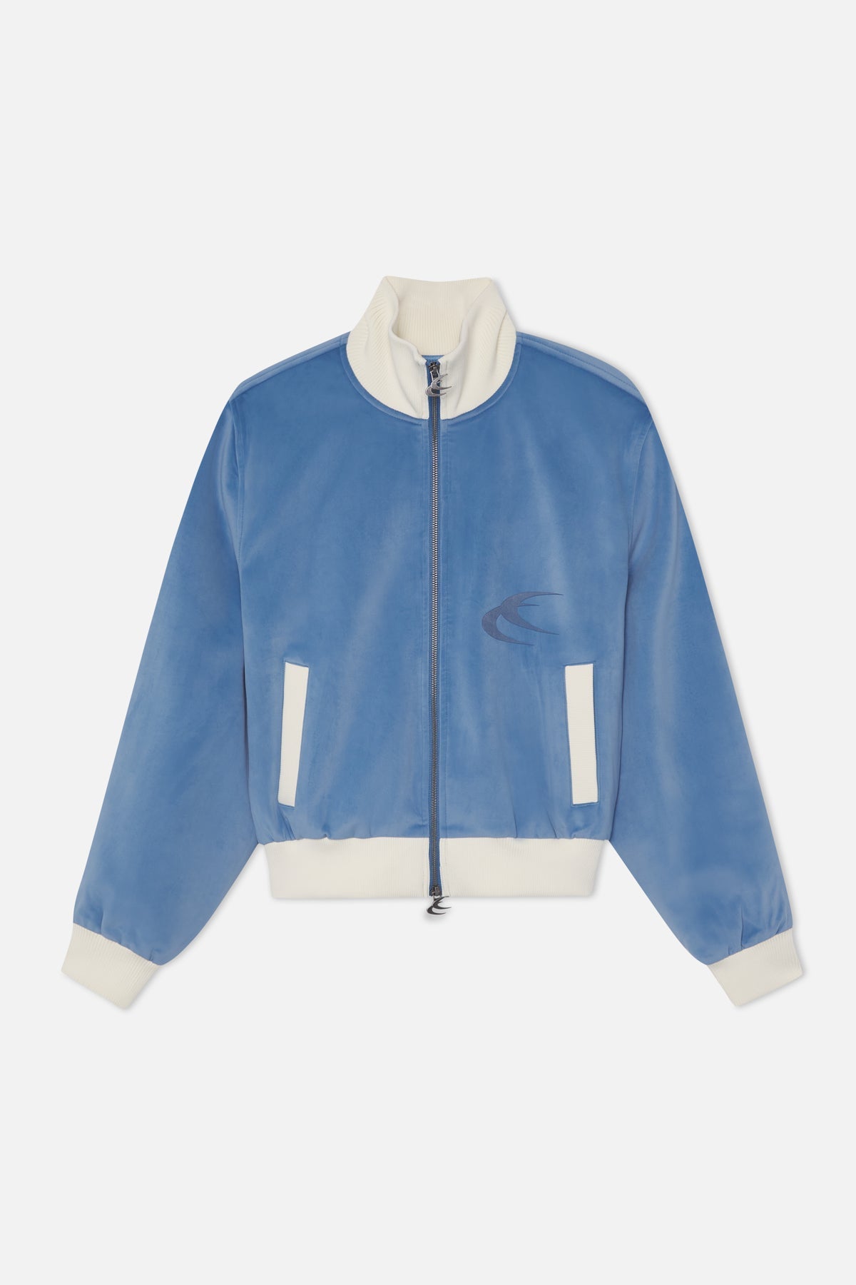 Snow Blue Zipper