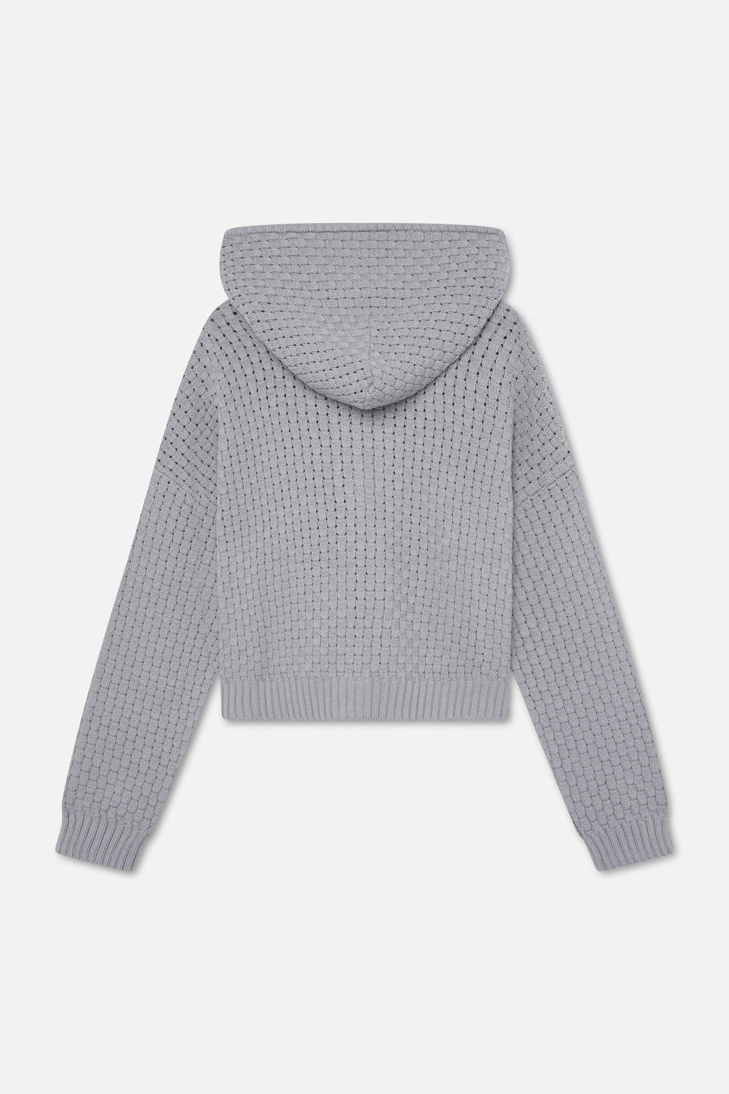 South Europe Light Grey Knit Zipper