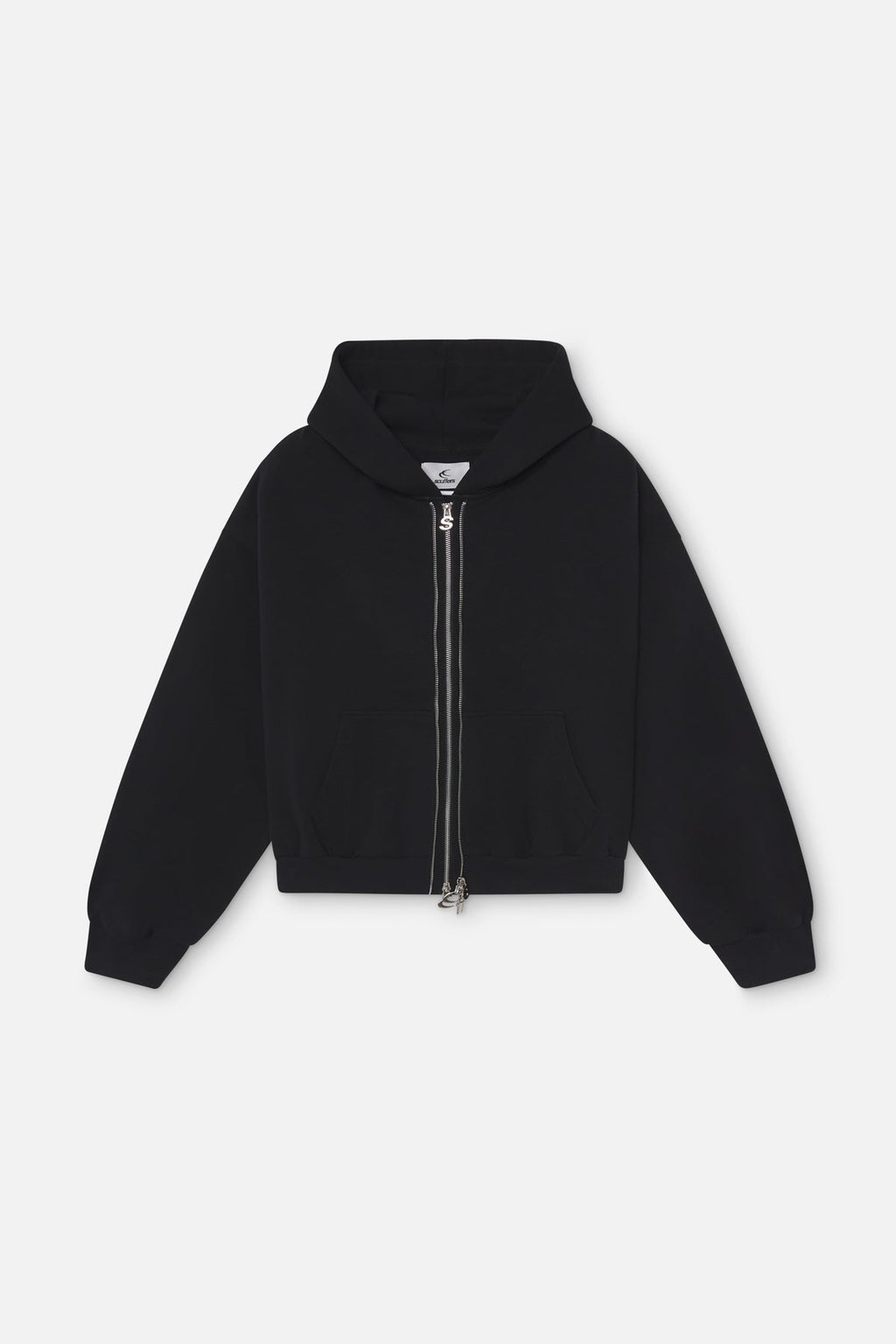 Steel Black Zipper