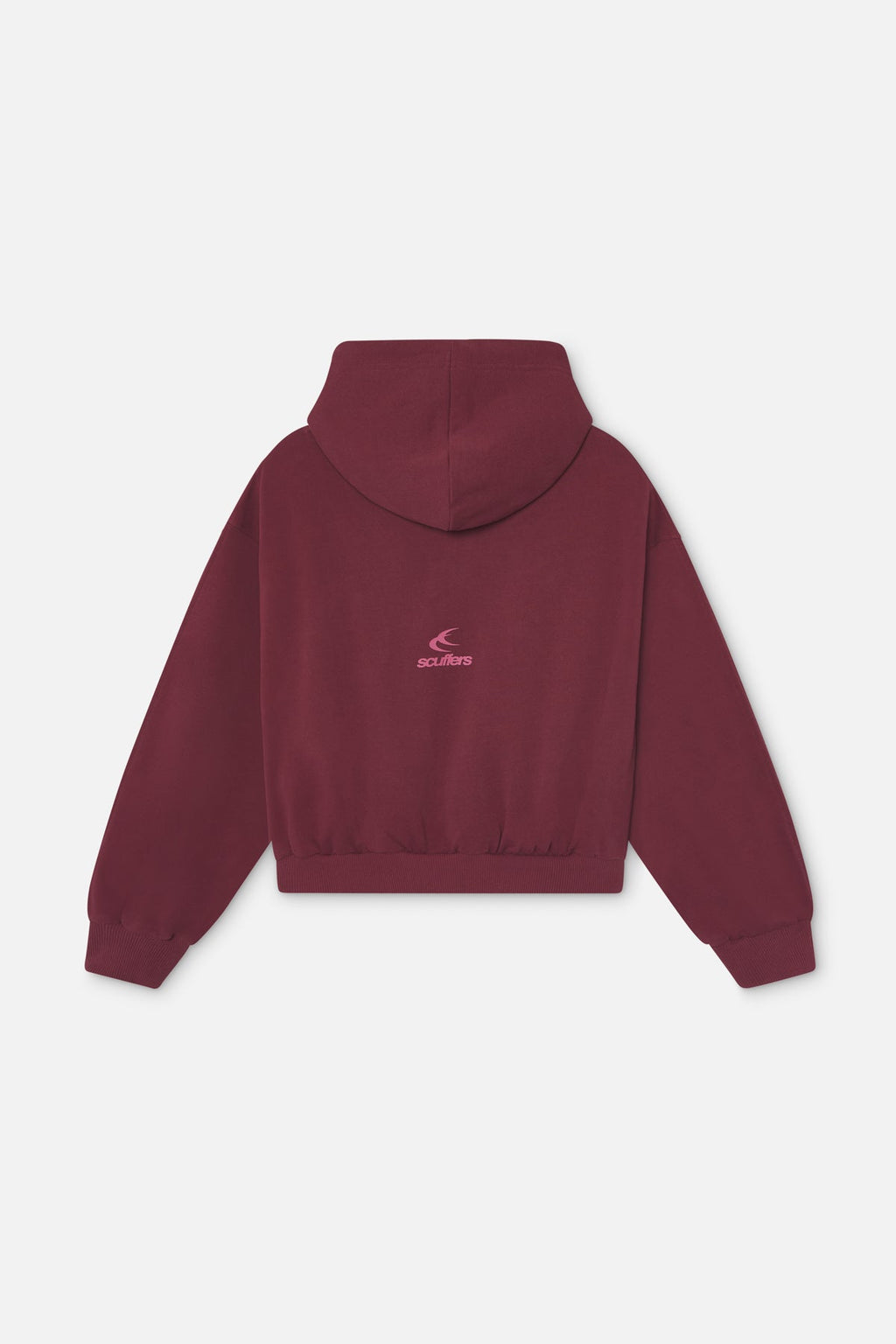 Steel Burgundy Zipper