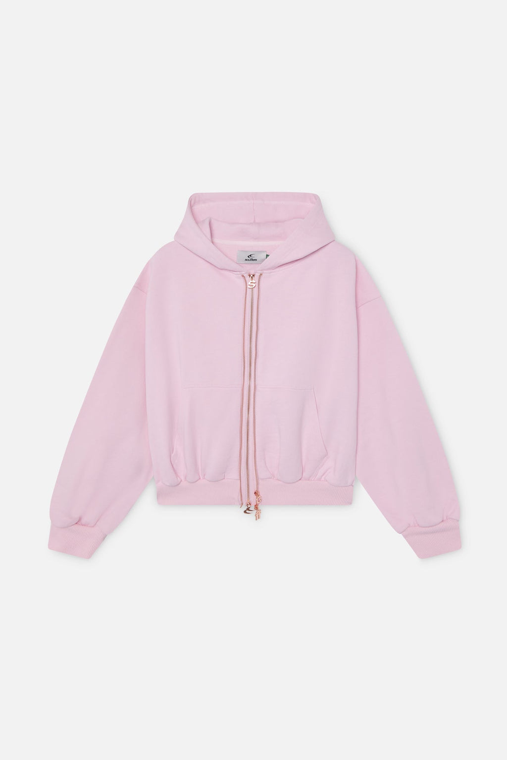 Steel Light Pink Zipper