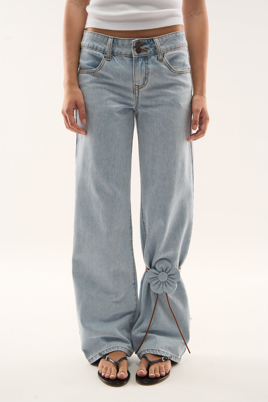 Marine Light Blue Pants