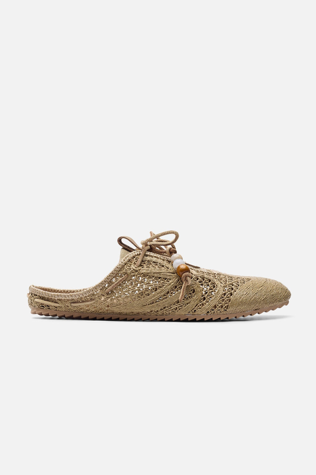 Wicker Ecru Mule