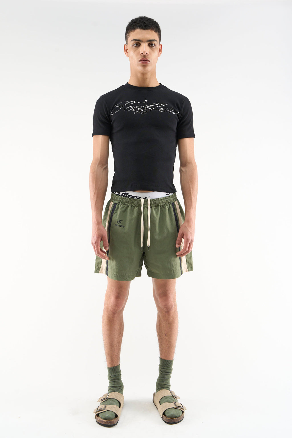 New Tech Green Shorts
