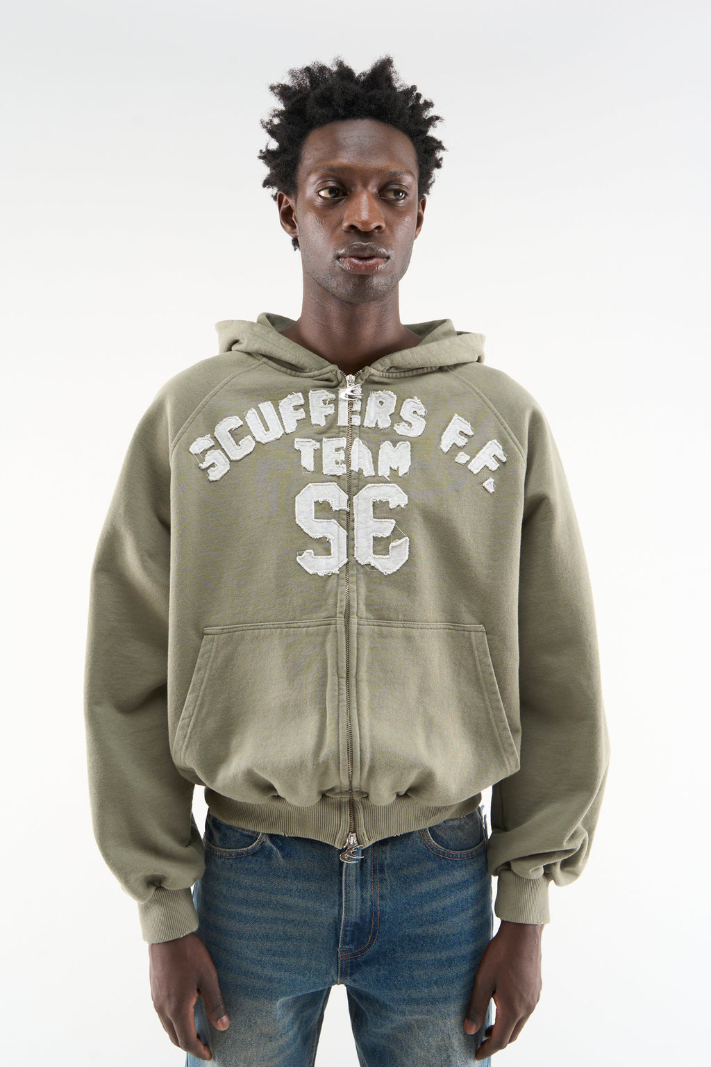 Omega Green Zipper