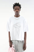 Earphones White T-Shirt