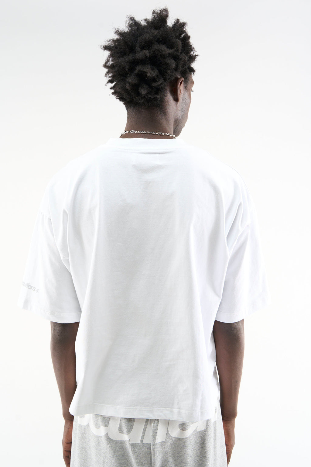 Earphones White T-Shirt
