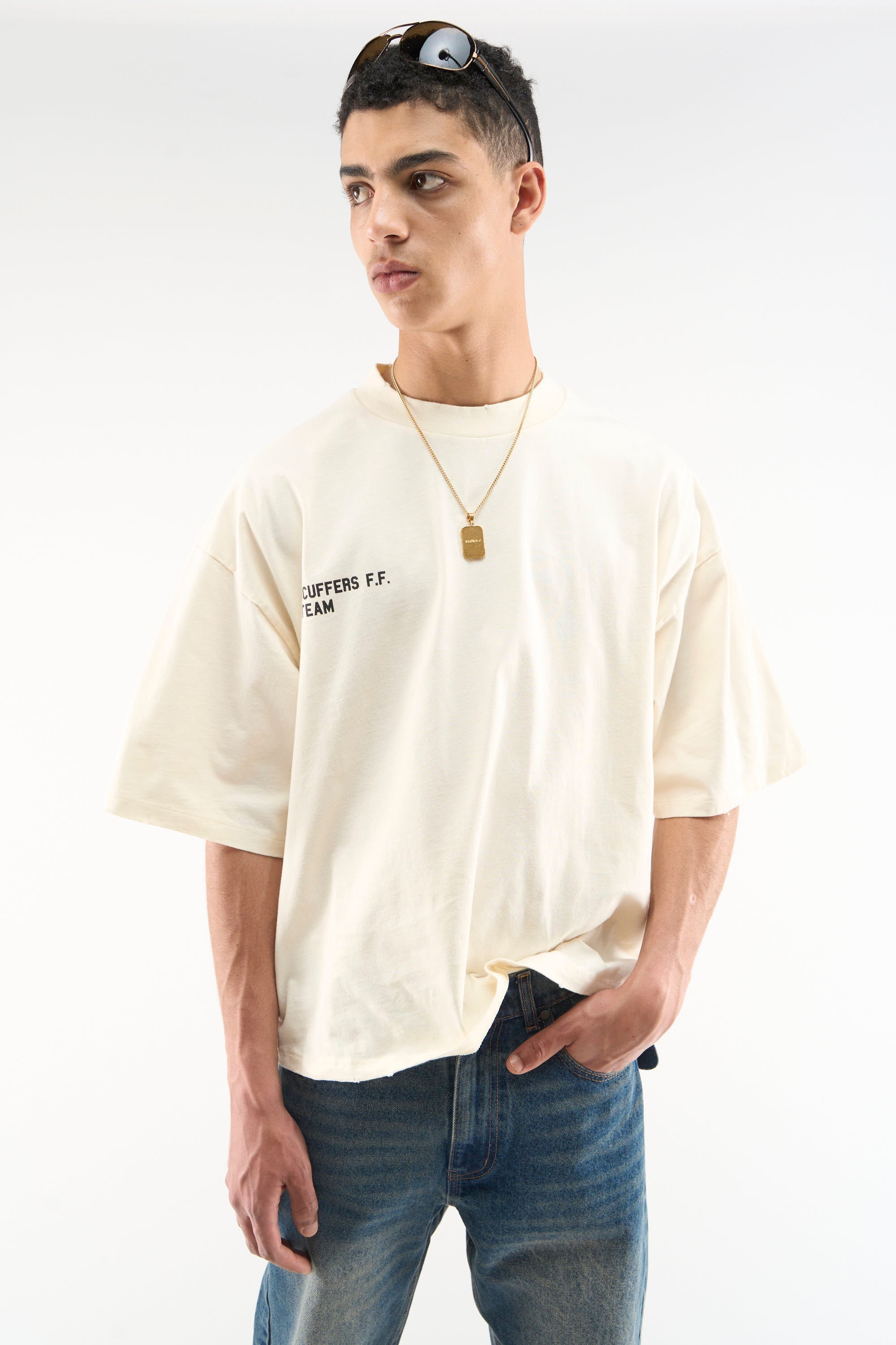Omega Ecru T-Shirt