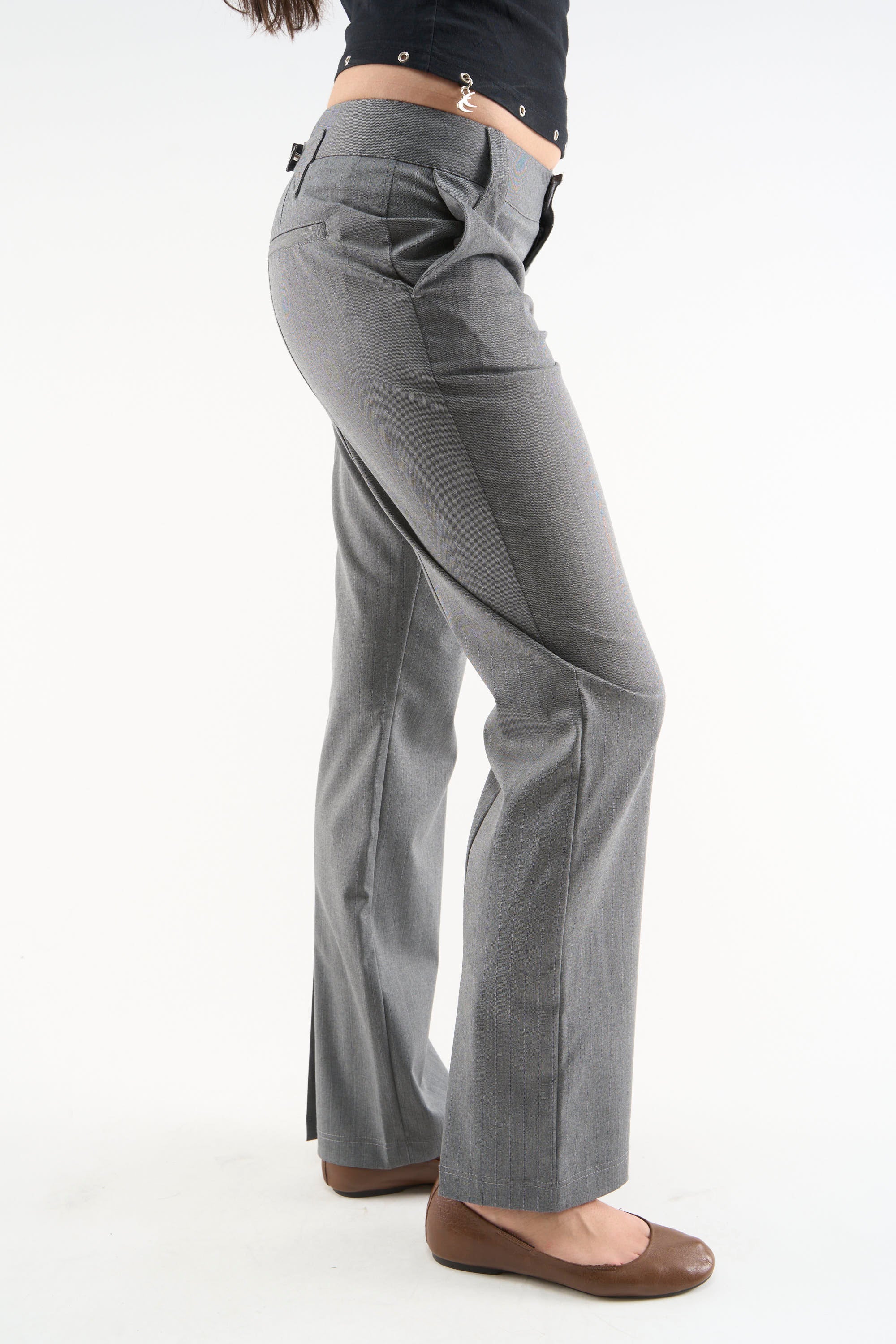 Tailoring Grey Striped Pants