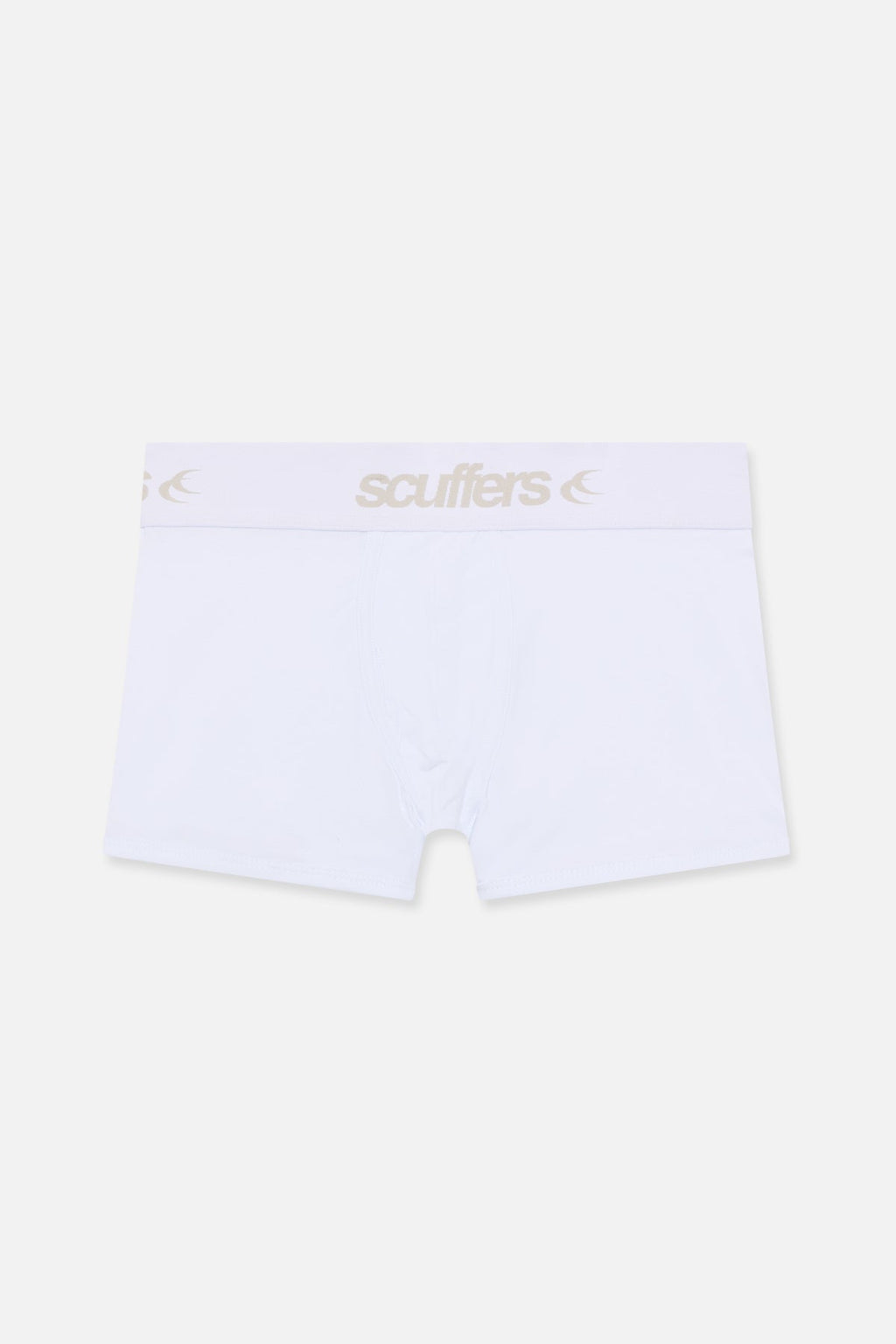 Basic Brief White & Grey Melange Boxers