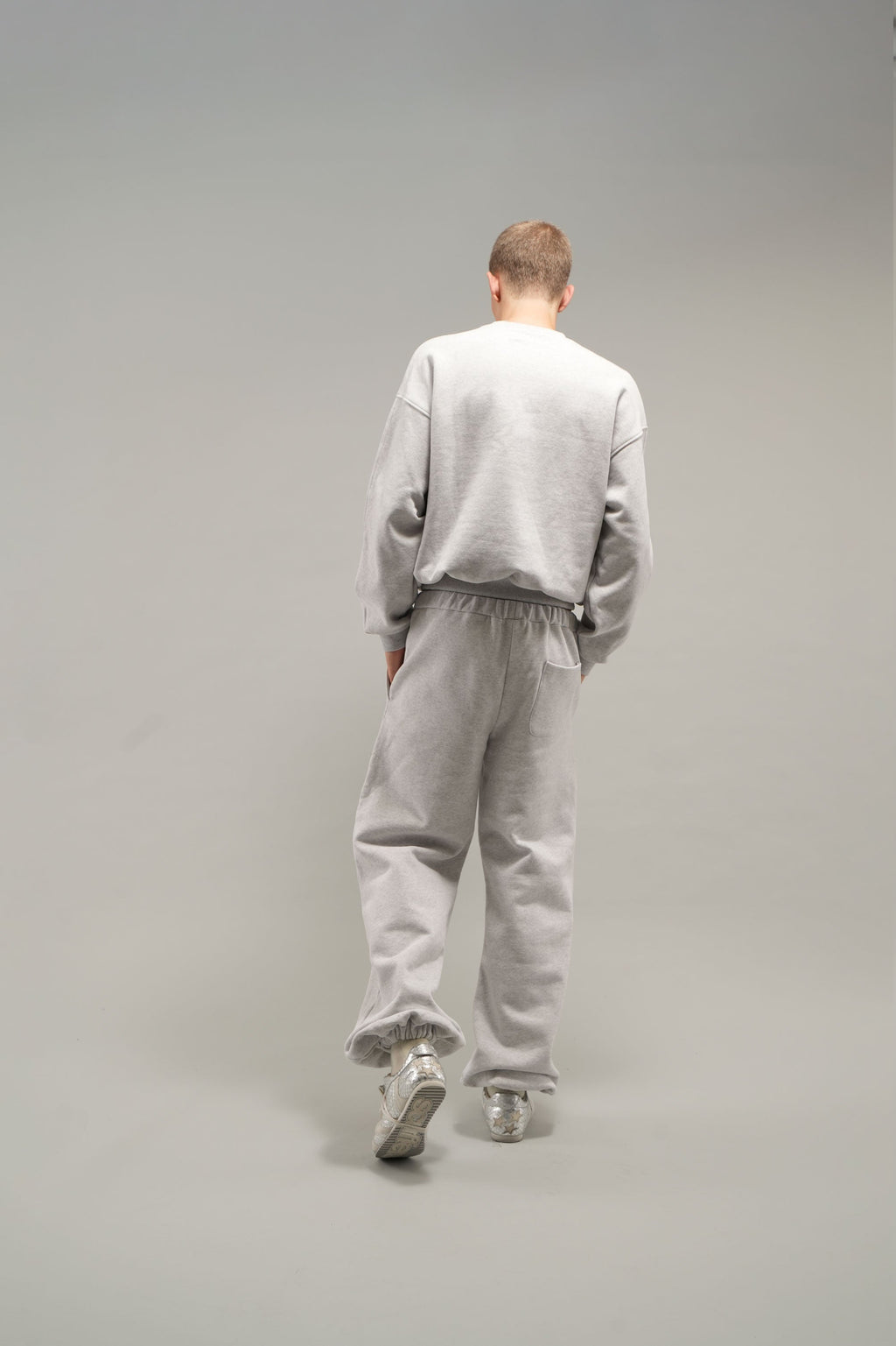 Everyday Grey Melange Crewneck