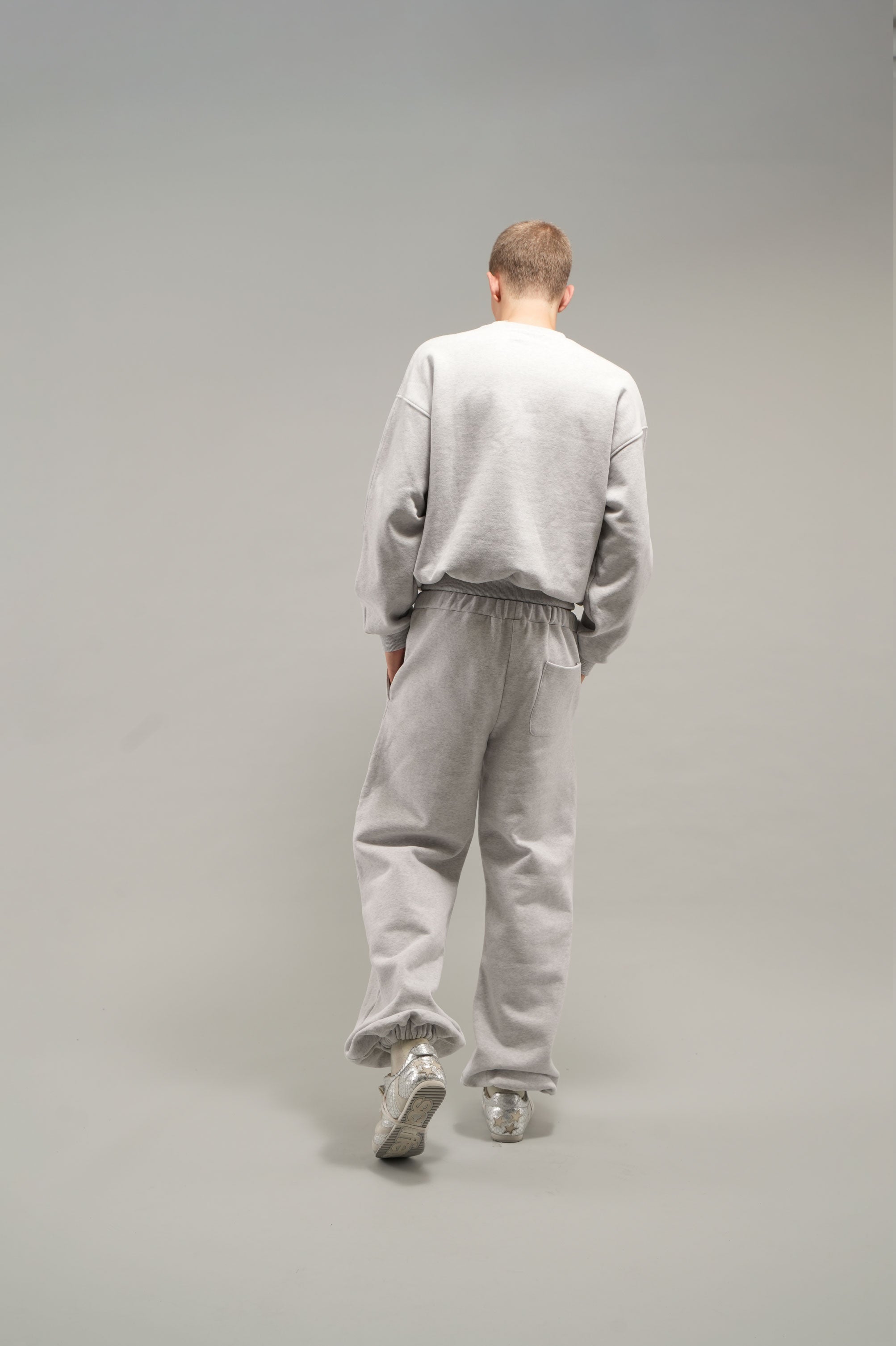 Everyday Grey Melange Crewneck