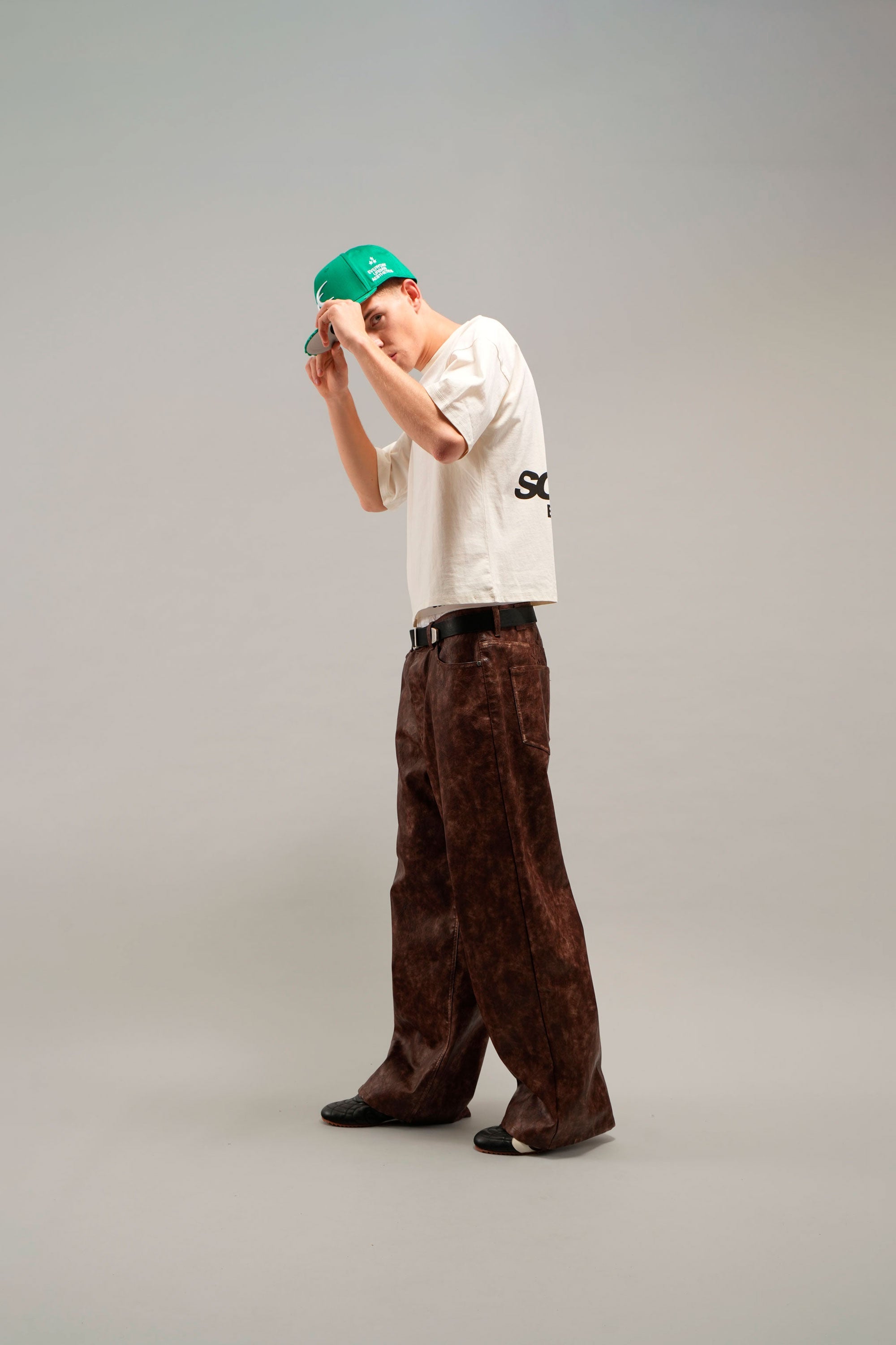 SCFF Fitted Green Cap