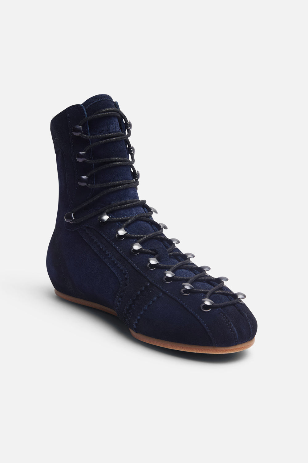 Iconic Navy Suede Boots