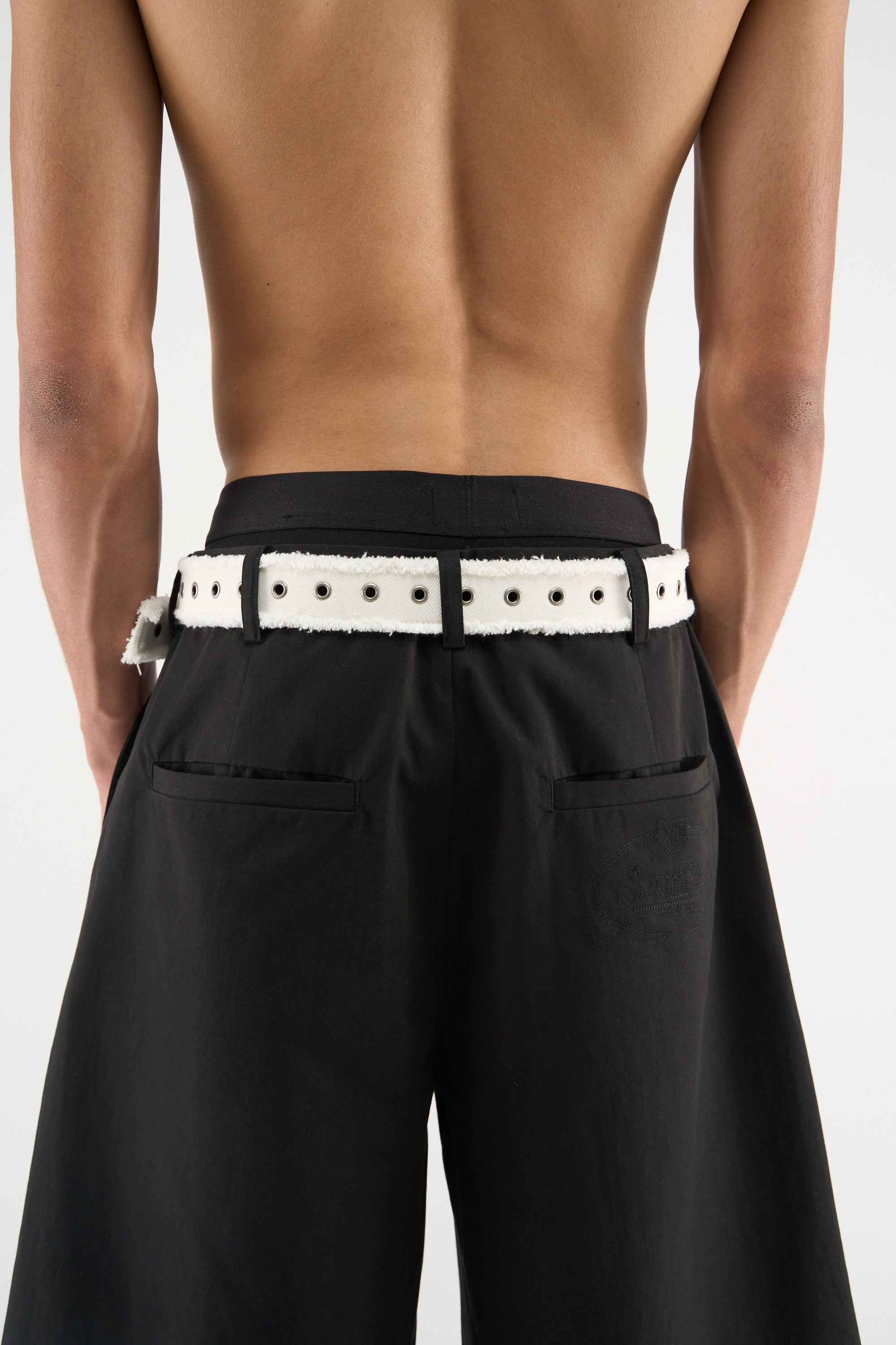 Flag Ecru Belt